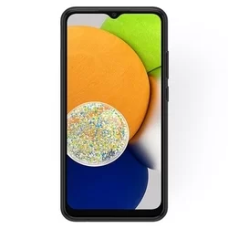 Samsung Galaxy A03 (A035F) Telefontok - fekete szilikon tok-1