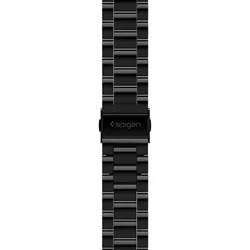 Okosóra fémszíj - Samsung Galaxy Watch 4 (40 / 42 / 44 / 46 mm) - Spigen Modern Fit fekete fémszíj (20 mm szíj szélesség)-4