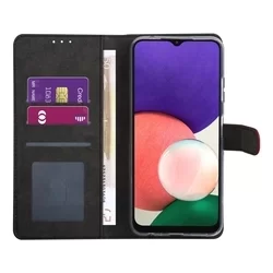 Samsung Galaxy A22 5G Telefontok - Piros ráhajtófüles könyvtok-2