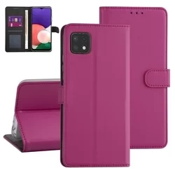 Samsung Galaxy A22 5G Telefontok - Pink ráhajtófüles könyvtok-3