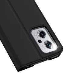 Xiaomi Poco X4 GT 5G Telefontok - Dux Ducis fekete flipcover tok-4