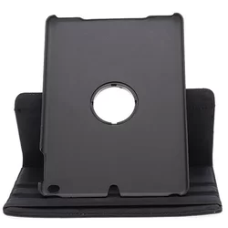 iPad Air / iPad 9.7 (2017) / iPad 9.7 (2018) Tablettok - fekete fordítható műbőr tablet tok-2