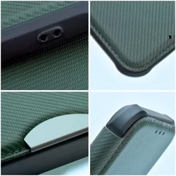 Samsung Galaxy A33 5G Telefontok - Forcell Razor - zöld mágneses, ütésálló szilikon keretes könyvtok-2