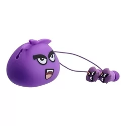 Jillie Monster Headset - lila audio jack csatlakozós stereo headset, mikrofonnal + szilikon tartóval-1