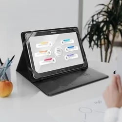 BLUN - Univerzális Tablettok 9-10 colos fekete tablet tok: Huawei, Lenovo, Samsung, iPad...-7