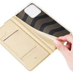 Xiaomi Poco C40 Telefontok - Dux Ducis arany flipcover tok-5