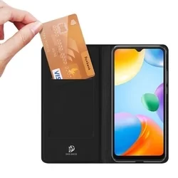 Xiaomi Poco C40 Telefontok - Dux Ducis fekete kinyitható tok-4