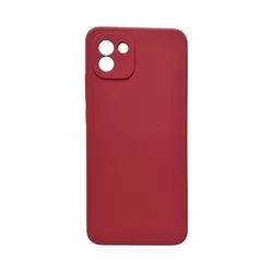 Samsung Galaxy A03 (A035F) Telefontok - sötét pink szilikon tok-1