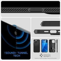 iPhone 14 Pro Max Telefontok - SPIGEN LIQUID AIR Fekete tok-11