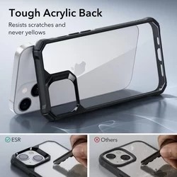 iPhone 14 Plus Telefontok - ESR átlátszó/fekete ütésálló tok-2