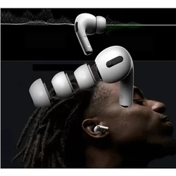 TECH-PROTECT - fülhallgató gumiharang AirPods Pro 1/2: 3 pár szilikon, fehér-2