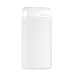 Forever TB-100M Powerbank - fehér powerbank 2USB, 10000mAh, 2,1A-1