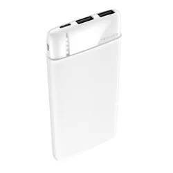 Forever TB-100M Powerbank - fehér powerbank 2USB, 10000mAh, 2,1A-2