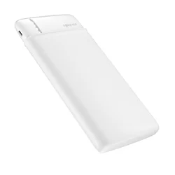 Forever TB-100M Powerbank - fehér powerbank 2USB, 10000mAh, 2,1A-3