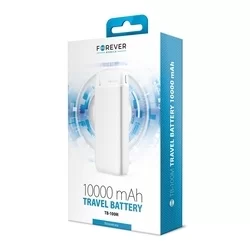Forever TB-100M Powerbank - fehér powerbank 2USB, 10000mAh, 2,1A-4