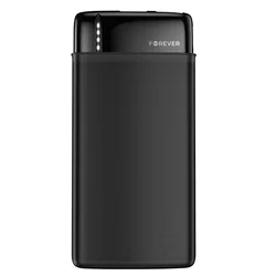 Forever TB-100M Powerbank - fekete powerbank 2USB, 10000mAh, 2,1A-1