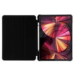 Tablettok iPad Mini 6 2021 - fekete smart case, átlátszó hátlappal-3