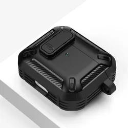 TECH-PROTECT X-CARBO AirPods Pro 1 tartó - fekete ütésálló AirPods PRO 1 tartó tok-1