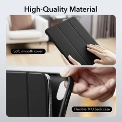 iPad 2022 10.9 (iPad 10) Tablettok - ESR REBOUND fekete smart case ceruza tartóval-3