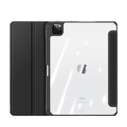 iPad Pro 12.9 2020 (4. gen) Tablettok - DUX DUCIS TOBY fekete ütésálló tok ceruza tartóval-6