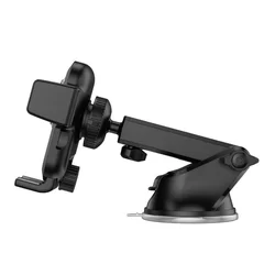 Autós telefontartó: TECH-PROTECT V4 - univerzális, tapadókorongos, teleszkópos , fekete autóstartó-2