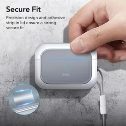 ESR ORBIT HALOLOCK MAGSAFE AirPods Pro 1 tartó - fehér/szürke tok-6