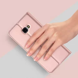 Telefontok Huawei Mate 20 - Pro Dux Ducis rose gold kinyitható tok-2