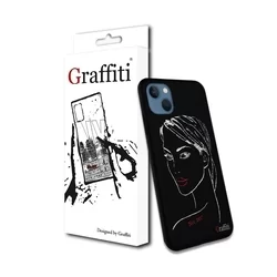 iPhone 14 Plus Telefontok - Graffiti No.207 mintás szilikon tok-2