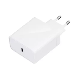 Forcell C-3A Telefon töltő - TYPE-C fehér hálózati gyorstöltő fej, 45W-2