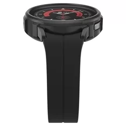 Okosóra védő tok - Samsung Galaxy Watch 5 Pro (45 mm) - SPIGEN LIQUID AIR fekete szilikon védőtok-1