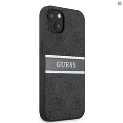 iPhone 13 mini Telefontok - Guess Stripe - kemény hátlaptok - szürke-1