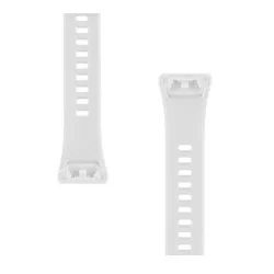 Honor Band 6 okosóra szíj - TACTICAL fehér szilikon szíj-1