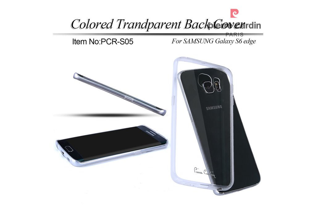 Telefontok Samsung Galaxy S6 Edge - G925   -Pierre Cardin Szilikon Tok  Átlátszó (8719273213469)
