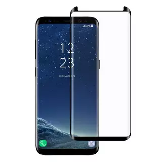 Üvegfólia Samsung Note8 N950 - fekete Full Face üvegfólia (ráhajlik az íves részre is)