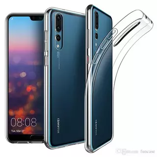 Huawei Y6 (2019) Telefontok - Eredeti Huawei átlátszó szilikon tok