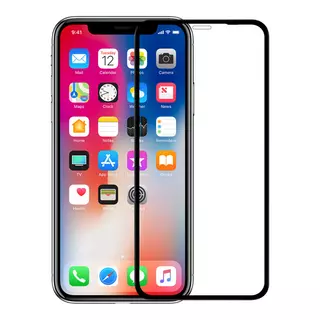 Üvegfólia Samsung Galaxy A40 - fekete 3D üvegfólia