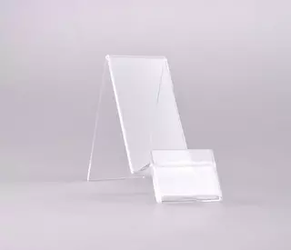 Asztali telefon tartó plexi állvány 40x75 mm - Univerzális