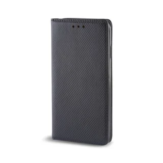 Telefontok Xiaomi Pocophone F1 - fekete mágneses szilikon keretes könyvtok