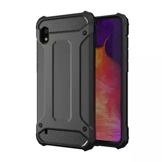 Telefontok Samsung Galaxy A10 - Forcell ARMOR ütésálló fekete tok