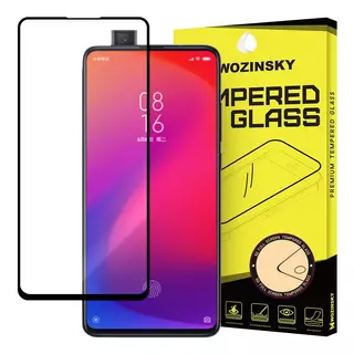 Üvegfólia Xiaomi Mi 9T / Mi 9T Pro / Redmi K20 / Redmi K20 Pro - Super kemény tokbarát fólia fekete kerettel