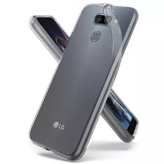 LG K50 / LG Q60 Telefontok - átlátszó szilikon tok