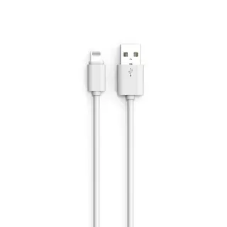 Kábel: LDNIO SY-03 iPhone készülékhez fehér lightning kábel (gyors, 2,1A)