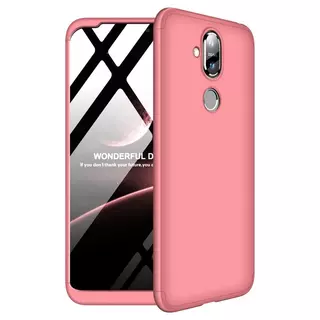 Nokia 8.1 Telefontok - GKK Protection 3In1 tok rose gold