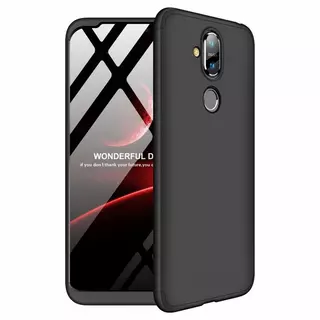 Telefontok Nokia 8.1 - GKK Protection 3In1 tok fekete