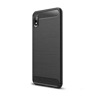 Telefontok Xiaomi Redmi 7A - Forcell CARBON fekete szilikon tok