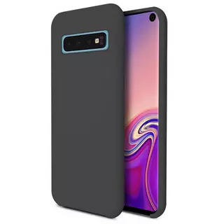 Samsung Galaxy S10+ (S10 Plus) Telefontok - fekete szilikon tok