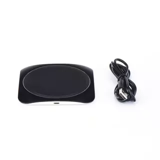 Blue Star Telefon töltő TFK-WC-109 - fekete vezeték nélküli (Wireless) töltőpad 2A 10W + fekete MicroUSB kábel