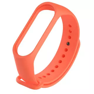 Xiaomi Mi Band 4 / Band 3 okosóra szíj - narancssárga szilikon