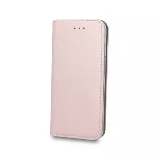 LG K30 (2019) Telefontok - Smart Magnetic rose gold szilikon keretes mágneses könyvtok