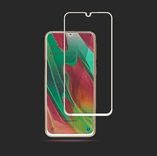 Üvegfólia Samsung Galaxy A40 - fekete tokbarát Slim 3D üvegfólia